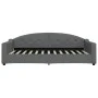 Trundle sofa bed with drawers dark gray fabric 100x200 cm by vidaXL, Beds and slatted bases - Ref: Foro24-3197572, Price: 308...