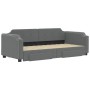 Sofá cama nido con cajones tela gris oscuro 80x200 cm de vidaXL, Camas y somieres - Ref: Foro24-3197666, Precio: 294,82 €, De...