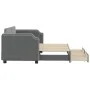 Trundle sofa bed with drawers dark gray fabric 80x200 cm by vidaXL, Beds and slatted bases - Ref: Foro24-3197666, Price: 290,...