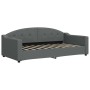 Sofá cama nido con cajones tela gris oscuro 90x190 cm de vidaXL, Camas y somieres - Ref: Foro24-3197577, Precio: 285,54 €, De...