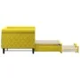 Sofá cama nido con cajones terciopelo amarillo 80x200 cm de vidaXL, Camas y somieres - Ref: Foro24-3197817, Precio: 278,52 €,...