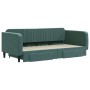 Trundle sofa bed with drawers dark green velvet 100x200 cm by vidaXL, Beds and slatted bases - Ref: Foro24-3197120, Price: 29...