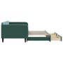 Trundle sofa bed with drawers dark green velvet 100x200 cm by vidaXL, Beds and slatted bases - Ref: Foro24-3197120, Price: 29...