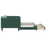 Trundle sofa bed with drawers dark green velvet 100x200 cm by vidaXL, Beds and slatted bases - Ref: Foro24-3197120, Price: 29...