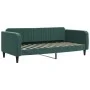 Trundle sofa bed with drawers dark green velvet 100x200 cm by vidaXL, Beds and slatted bases - Ref: Foro24-3197120, Price: 29...
