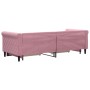 Ausziehbares Schlafsofa mit rosa Samtschubladen 80x200 cm von vidaXL, Betten und Lattenroste - Ref: Foro24-3197815, Preis: 29...