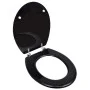 MDF WC toilet seat cover black design by vidaXL, Toilet and bidet seats - Ref: Foro24-140802, Price: 34,94 €, Discount: %