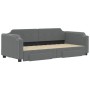 Trundle sofa bed with drawers dark gray fabric 90x190 cm by vidaXL, Beds and slatted bases - Ref: Foro24-3197681, Price: 294,...
