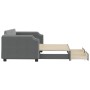 Trundle sofa bed with drawers dark gray fabric 90x190 cm by vidaXL, Beds and slatted bases - Ref: Foro24-3197681, Price: 294,...