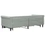 Trundle sofa bed with drawers light gray velvet 90x190 cm by vidaXL, Beds and slatted bases - Ref: Foro24-3197832, Price: 281...