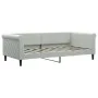 Trundle sofa bed with drawers light gray velvet 90x190 cm by vidaXL, Beds and slatted bases - Ref: Foro24-3197832, Price: 281...