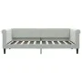 Trundle sofa bed with drawers light gray velvet 90x190 cm by vidaXL, Beds and slatted bases - Ref: Foro24-3197832, Price: 281...