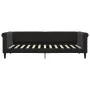 Sofá cama nido con cajones terciopelo negro 90x200 cm de vidaXL, Camas y somieres - Ref: Foro24-3197823, Precio: 291,85 €, De...