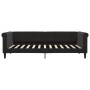 Sofá cama nido con cajones terciopelo negro 90x200 cm de vidaXL, Camas y somieres - Ref: Foro24-3197823, Precio: 298,70 €, De...