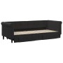 Trundle sofa bed with drawers black velvet 80x200 cm by vidaXL, Beds and slatted bases - Ref: Foro24-3197816, Price: 291,48 €...