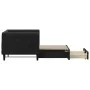 Trundle sofa bed with drawers black velvet 80x200 cm by vidaXL, Beds and slatted bases - Ref: Foro24-3197816, Price: 287,33 €...