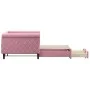 Trundle sofa bed with pink velvet drawers 90x200 cm by vidaXL, Beds and slatted bases - Ref: Foro24-3197822, Price: 290,71 €,...