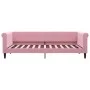 Trundle sofa bed with pink velvet drawers 90x200 cm by vidaXL, Beds and slatted bases - Ref: Foro24-3197822, Price: 290,71 €,...