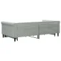 Ausziehbares Schlafsofa mit Schubladen aus hellgrauem Samt, 100 x 200 cm von vidaXL, Betten und Lattenroste - Ref: Foro24-319...