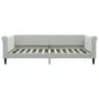 Sofá cama nido con cajones terciopelo gris claro 100x200 cm de vidaXL, Camas y somieres - Ref: Foro24-3197826, Precio: 300,58...