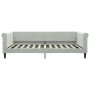 Sofá cama nido con cajones terciopelo gris claro 100x200 cm de vidaXL, Camas y somieres - Ref: Foro24-3197826, Precio: 304,99...