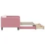 Trundle sofa bed with pink velvet drawers 100x200 cm by vidaXL, Beds and slatted bases - Ref: Foro24-3197121, Price: 297,76 €...