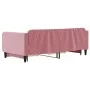 Trundle sofa bed with pink velvet drawers 100x200 cm by vidaXL, Beds and slatted bases - Ref: Foro24-3197121, Price: 297,76 €...