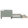 Sofá cama nido con cajones terciopelo gris claro 90x190 cm de vidaXL, Camas y somieres - Ref: Foro24-3197124, Precio: 276,92 ...