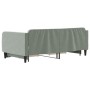 Sofá cama nido con cajones terciopelo gris claro 90x190 cm de vidaXL, Camas y somieres - Ref: Foro24-3197124, Precio: 280,99 ...