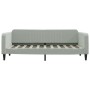 Sofá cama nido con cajones terciopelo gris claro 90x190 cm de vidaXL, Camas y somieres - Ref: Foro24-3197124, Precio: 280,99 ...