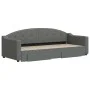 Trundle sofa bed with drawers dark gray fabric 80x200 cm by vidaXL, Beds and slatted bases - Ref: Foro24-3197562, Price: 286,...