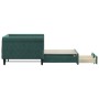 Trundle sofa bed with drawers dark green velvet 90x200 cm by vidaXL, Beds and slatted bases - Ref: Foro24-3197821, Price: 295...