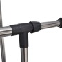Adjustable clothes rack 4 wheels 2 bars by vidaXL, Dresser Organizers and Bar Hangers - Ref: Foro24-50212, Price: 33,46 €, Di...
