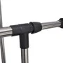 Adjustable clothes rack 4 wheels 2 bars by vidaXL, Dresser Organizers and Bar Hangers - Ref: Foro24-50212, Price: 32,80 €, Di...