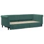 Trundle sofa bed with drawers dark green velvet 80x200 cm by vidaXL, Beds and slatted bases - Ref: Foro24-3197814, Price: 291...