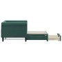 Trundle sofa bed with drawers dark green velvet 80x200 cm by vidaXL, Beds and slatted bases - Ref: Foro24-3197814, Price: 291...