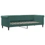 Trundle sofa bed with drawers dark green velvet 80x200 cm by vidaXL, Beds and slatted bases - Ref: Foro24-3197814, Price: 291...