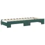 Trundle sofa bed with drawers dark green velvet 80x200 cm by vidaXL, Beds and slatted bases - Ref: Foro24-3197814, Price: 291...