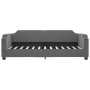 Sofá cama nido con cajones tela gris oscuro 90x200 cm de vidaXL, Camas y somieres - Ref: Foro24-3197671, Precio: 283,90 €, De...