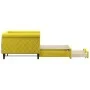 Sofá cama nido con cajones terciopelo amarillo 90x200 cm de vidaXL, Camas y somieres - Ref: Foro24-3197824, Precio: 284,19 €,...