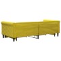 Trundle sofa bed with drawers yellow velvet 90x200 cm by vidaXL, Beds and slatted bases - Ref: Foro24-3197824, Price: 293,51 ...