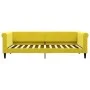 Ausziehbares Schlafsofa mit Schubladen aus gelbem Samt, 90 x 200 cm von vidaXL, Betten und Lattenroste - Ref: Foro24-3197824,...