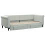 Trundle sofa bed with drawers light gray velvet 80x200 cm by vidaXL, Beds and slatted bases - Ref: Foro24-3197812, Price: 292...