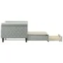 Sofá cama nido con cajones terciopelo gris claro 80x200 cm de vidaXL, Camas y somieres - Ref: Foro24-3197812, Precio: 286,52 ...