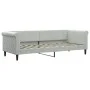 Sofá cama nido con cajones terciopelo gris claro 80x200 cm de vidaXL, Camas y somieres - Ref: Foro24-3197812, Precio: 286,52 ...