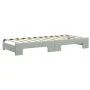 Sofá cama nido con cajones terciopelo gris claro 80x200 cm de vidaXL, Camas y somieres - Ref: Foro24-3197812, Precio: 286,52 ...