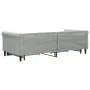 Sofá cama nido con cajones terciopelo gris claro 90x200 cm de vidaXL, Camas y somieres - Ref: Foro24-3197819, Precio: 297,08 ...