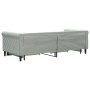 Trundle sofa bed with drawers light gray velvet 90x200 cm by vidaXL, Beds and slatted bases - Ref: Foro24-3197819, Price: 296...