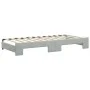 Sofá cama nido con cajones terciopelo gris claro 90x200 cm de vidaXL, Camas y somieres - Ref: Foro24-3197819, Precio: 297,08 ...