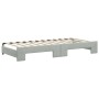 Trundle sofa bed with drawers light gray velvet 90x200 cm by vidaXL, Beds and slatted bases - Ref: Foro24-3197819, Price: 296...